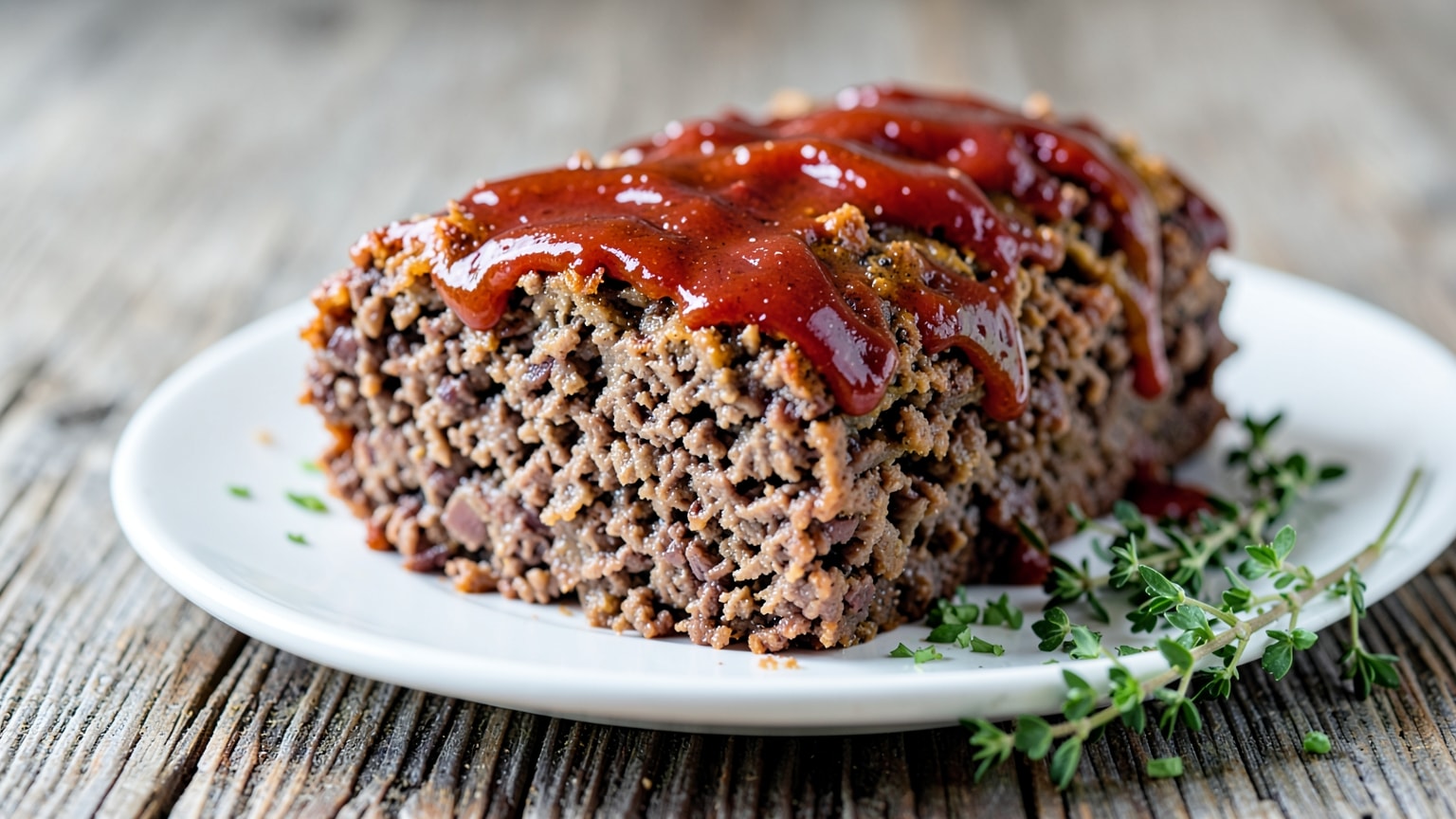 5 Ingredient Meatloaf: The Easiest Weeknight Dinner 7 5 ingredient meatloaf - close-up