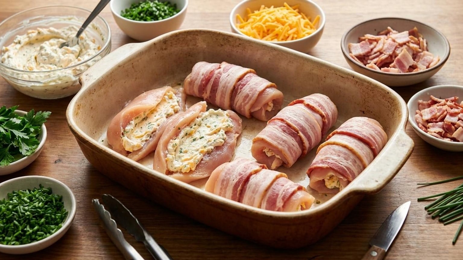 Bacon Wrapped Chicken Roll Ups Recipe You'll Crave 7 bacon wrapped chicken roll ups - close-up