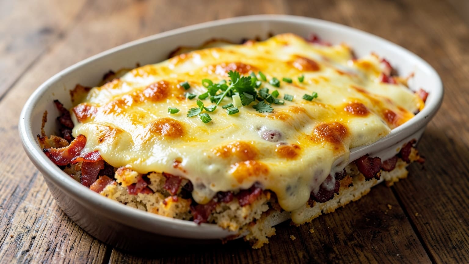 Cheesy Bacon Ranch Egg Bake: Easy Breakfast Casserole 8 Cheesy Bacon Ranch Egg Bake