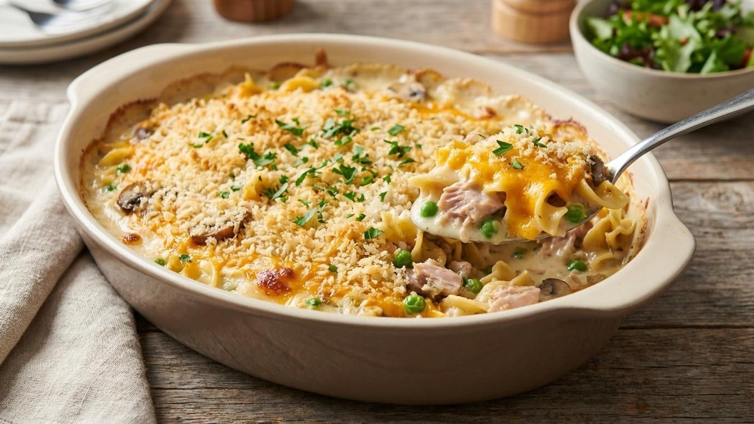Cheesy Tuna Noodle Bake with Cream Cheese 6 Cheesy Tuna Noodle Bake step