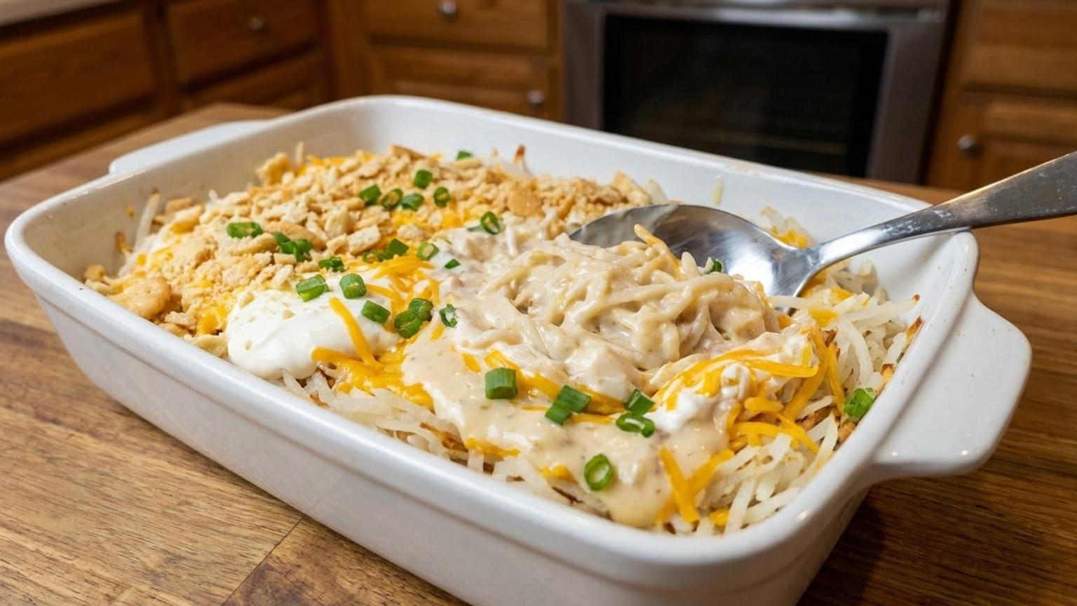 Cracker Barrel Hashbrown Casserole Best Copycat Recipe 7 Cracker Barrel hashbrown casserole - close-up