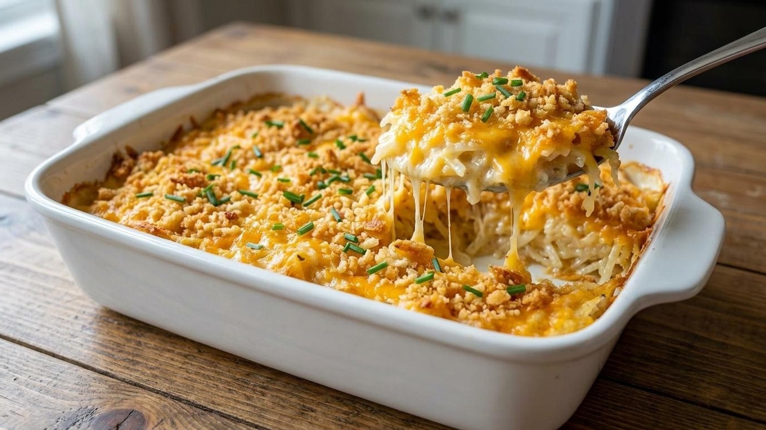 Cracker Barrel Hashbrown Casserole Best Copycat Recipe 8 Cracker Barrel hashbrown casserole - serving