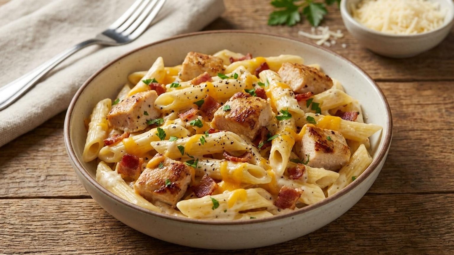 Creamy Crack Chicken Pasta - Easy Weeknight Dinner 9 Creamy Crack Chicken Pasta