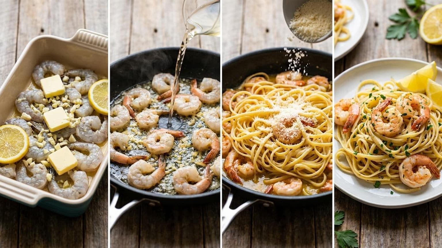 Garlic Butter Shrimp Scampi Pasta 7 Garlic Butter Shrimp Scampi Pasta - close-up