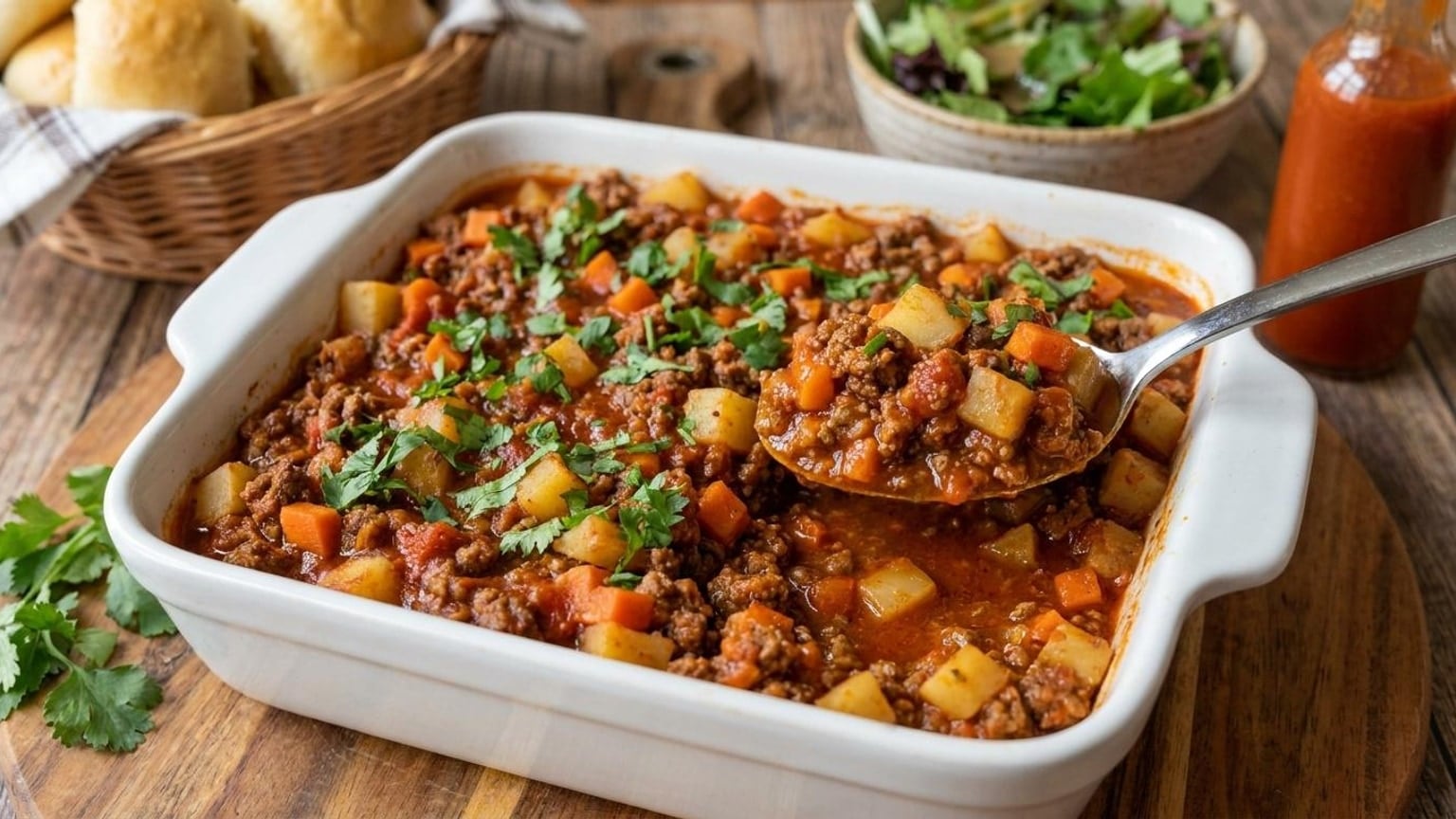 Mexican Picadillo Recipe - Authentic Easy Comfort Food 8 Mexican Picadillo - serving