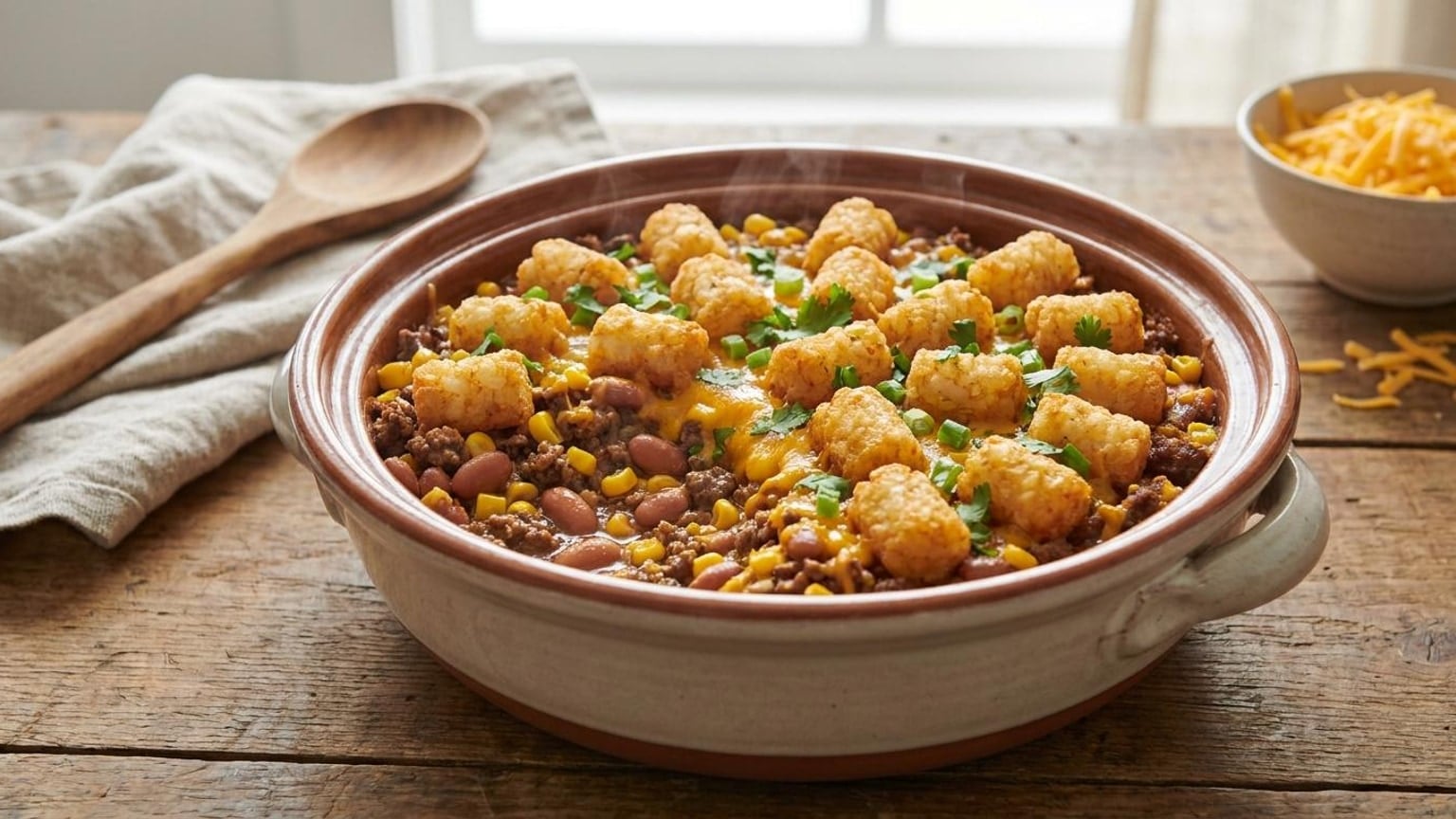 Slow Cooker Cowboy Casserole - Easy Weeknight Meal 6 Slow Cooker Cowboy Casserole step