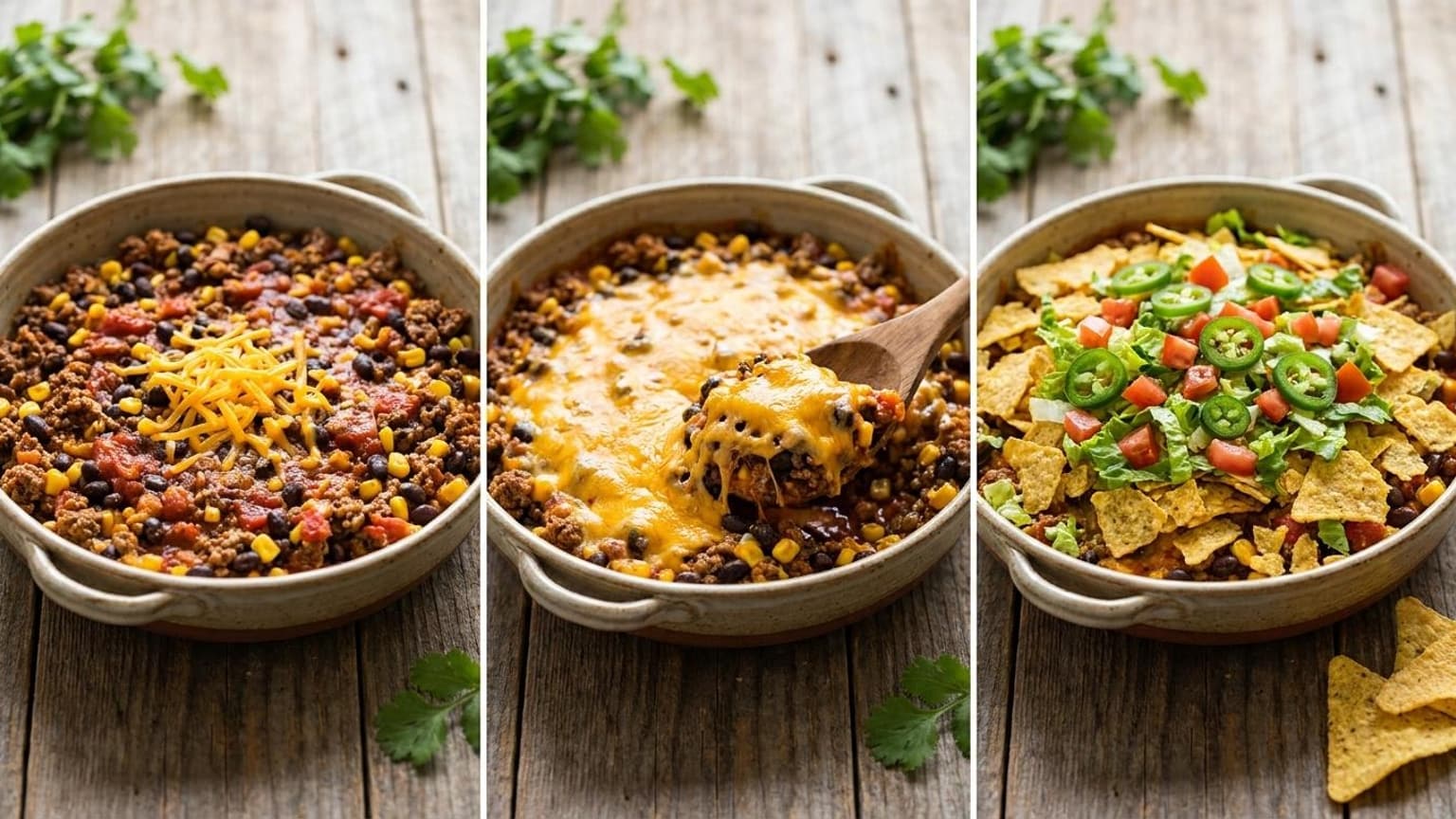 Walking Taco Casserole - Easy Weeknight Dinner 7 Walking Taco Casserole - close-up