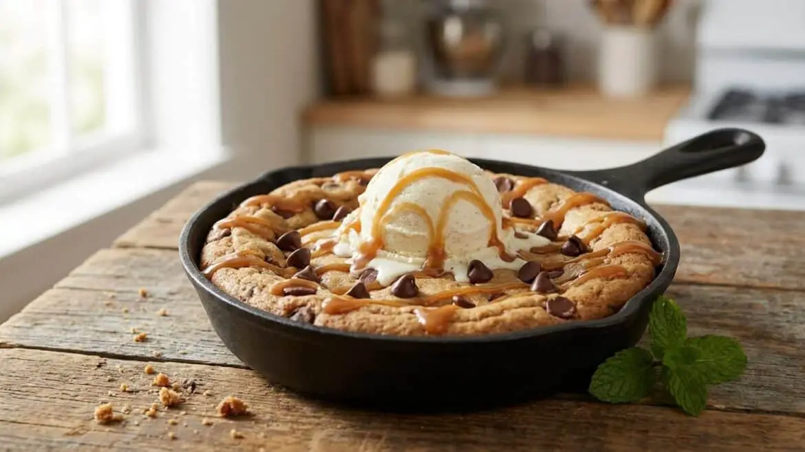 chocolate chip cookie skillet